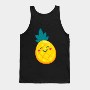 Cute Kawaii Pineapple Ananas Funny Food Fruit Tank Top